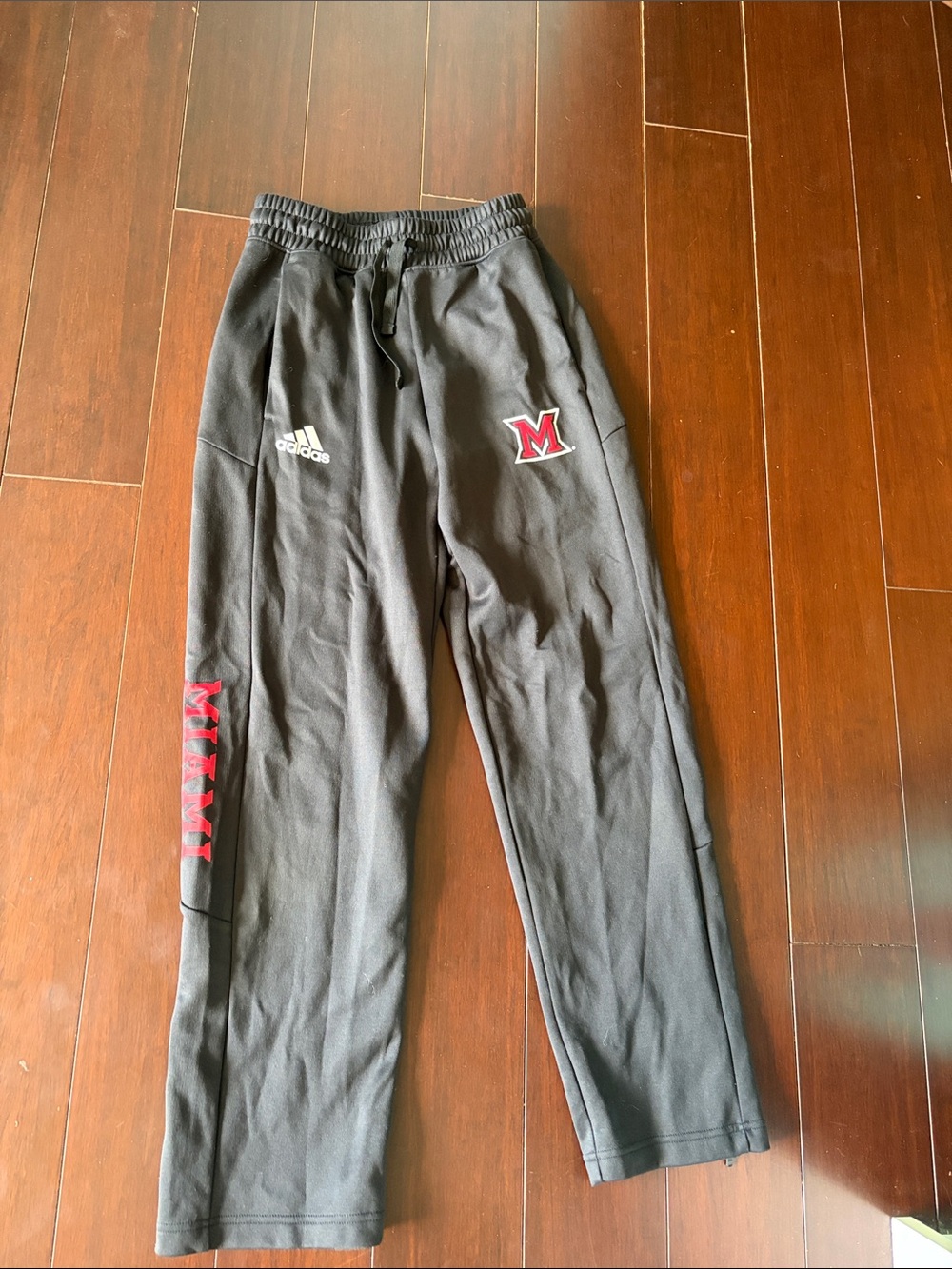 Adidas black Miami Logo Track Pants